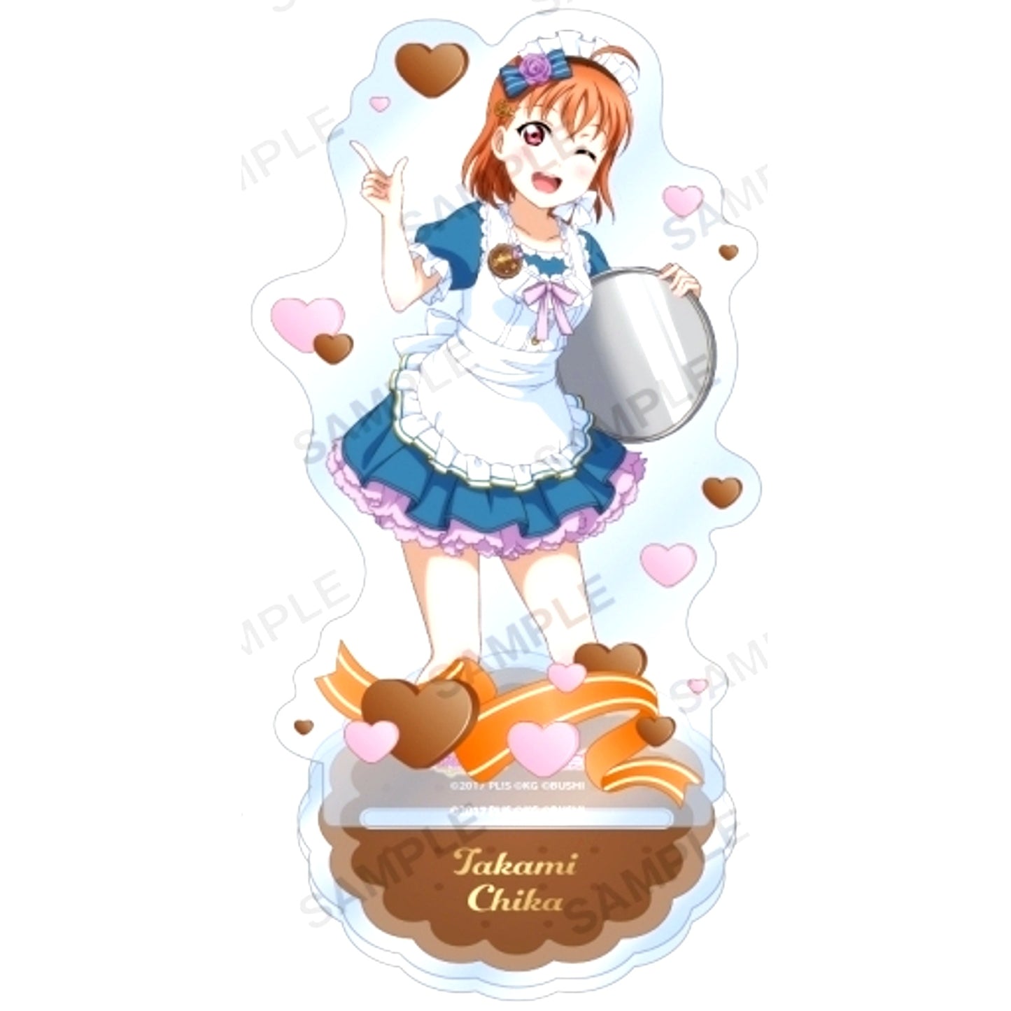 Chika Takami Aqours Valentine Ver. Acrylic Stand Love Live! School Idol Festival [USED]