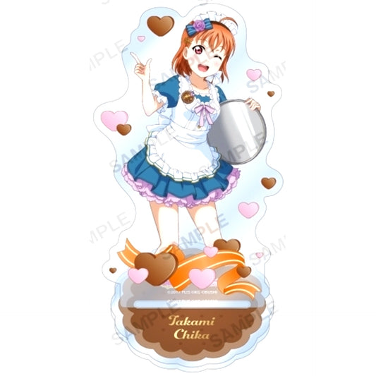 Chika Takami Aqours Valentine Ver. Acrylic Stand Love Live! School Idol Festival [USED]