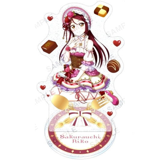 Riko Sakurauchi Aqours Valentine Ver. Love Live! School Idol Festival Kirarin Acrylic Stand [USED]