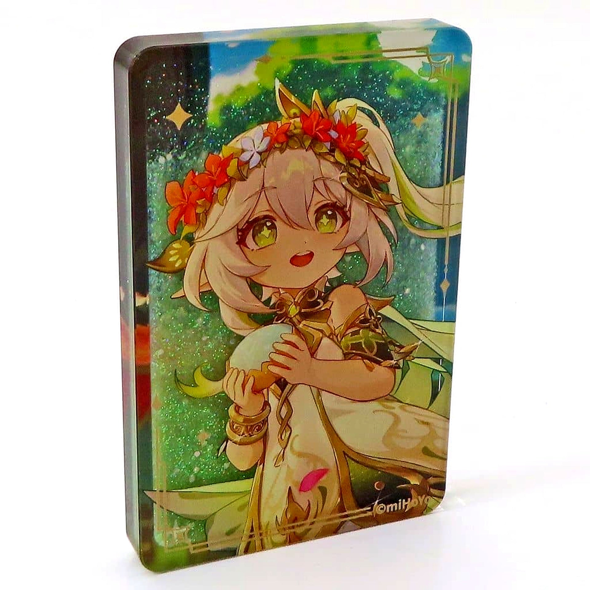 Nahida Genshin Impact Anecdotes Series Glitter Acrylic Block [USED]