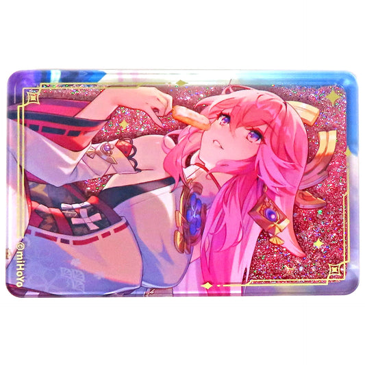 Yae Miko Genshin Impact Anecdotes Series Glitter Acrylic Block [USED]
