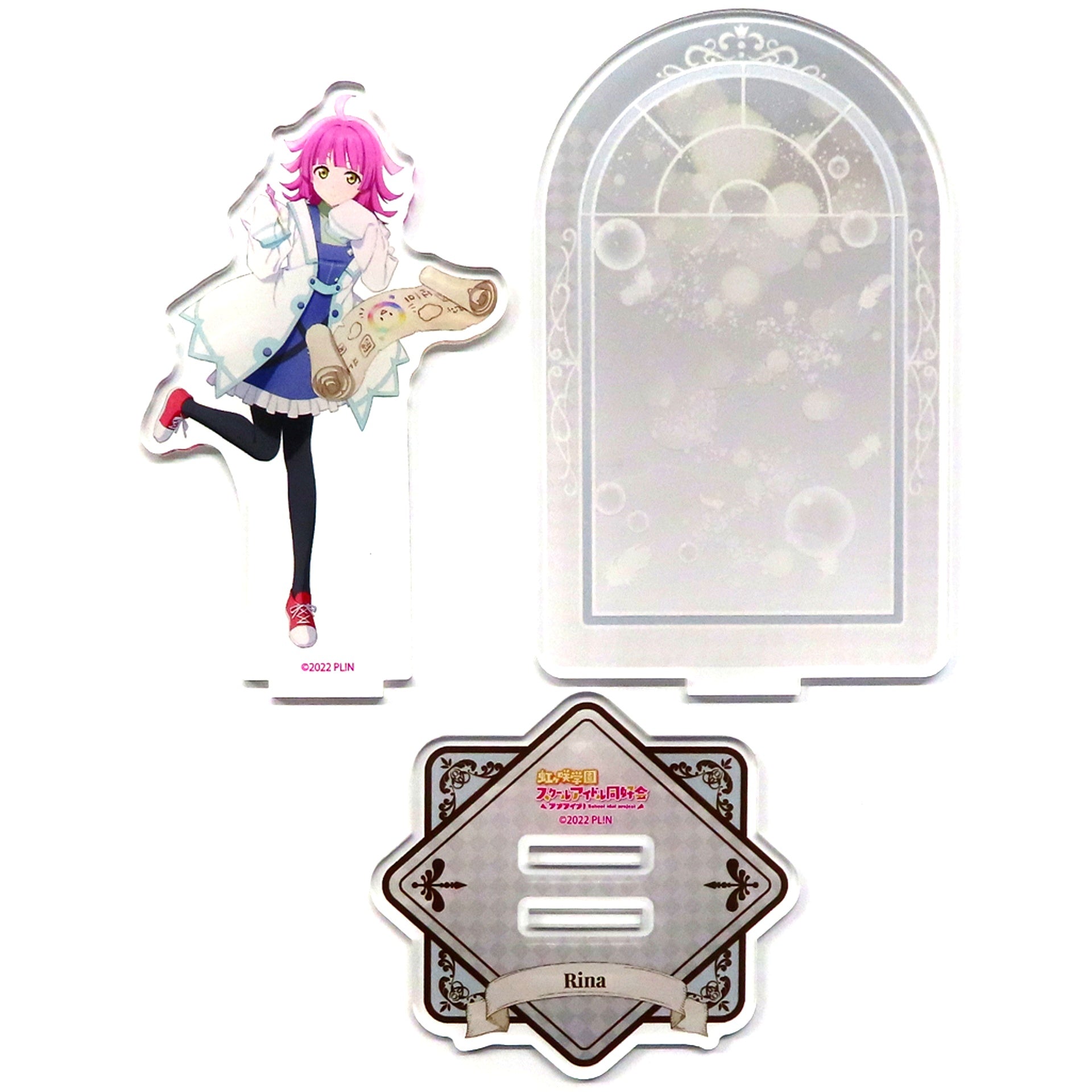 Rina Tennoji Acrylic Diorama Legend of Nijigaku Ver. Love Live! Nijigasaki High School Idol Club Legend of Nijigaku x Odaiba Gamers 4th Anniversary Collab Fair [USED]
