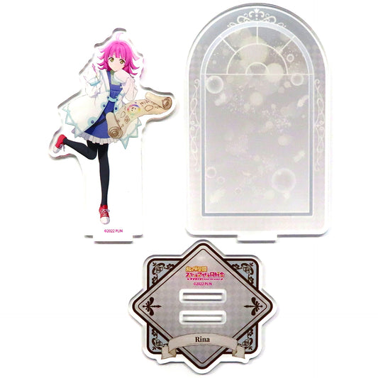 Rina Tennoji Acrylic Diorama Legend of Nijigaku Ver. Love Live! Nijigasaki High School Idol Club Legend of Nijigaku x Odaiba Gamers 4th Anniversary Collab Fair [USED]