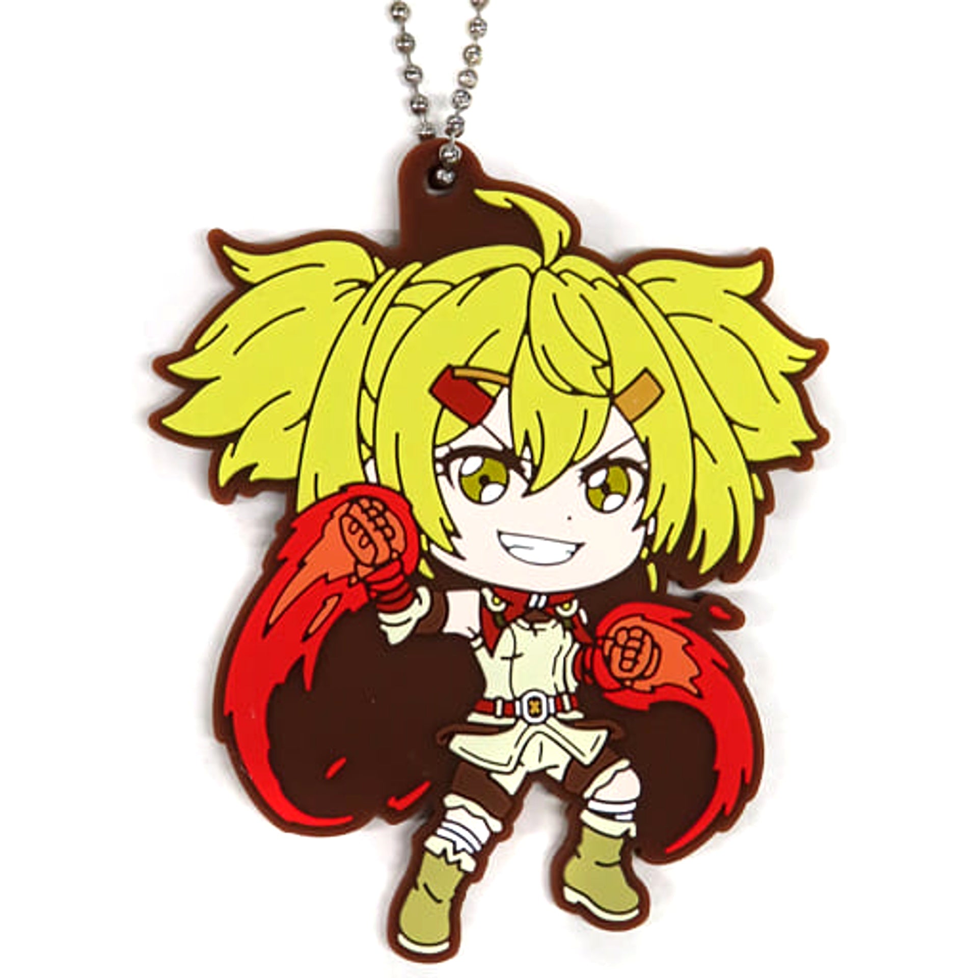 Shangri-La Frontier OiKatzo Ichiban Kuji Rubber Keychain Kyun Chara Illustrations Prize I Keychains [USED]