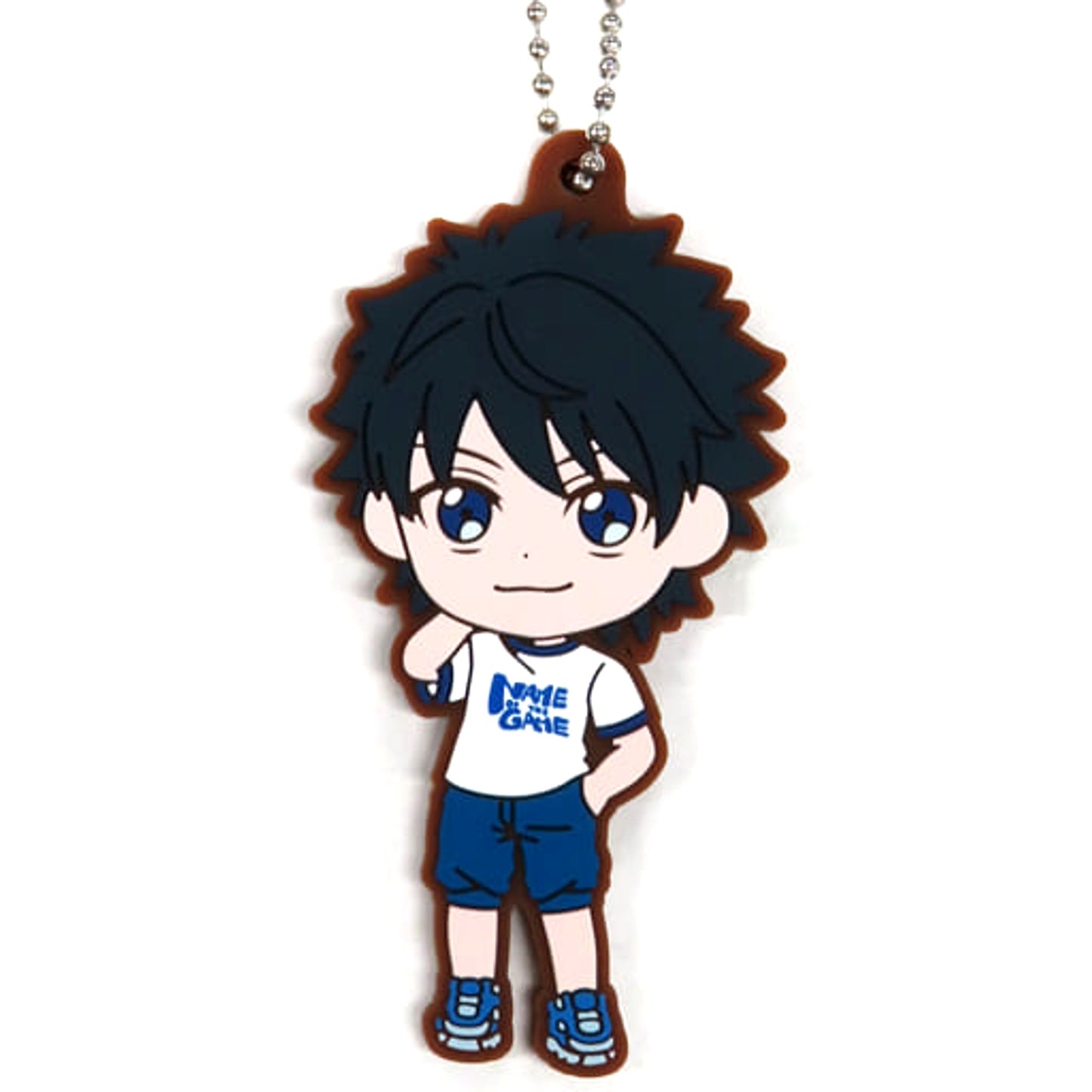 Shangri-La Frontier Rakurou Hizutome Ichiban Kuji Rubber Keychain Kyun Chara Illustrations Prize I Keychains [USED]