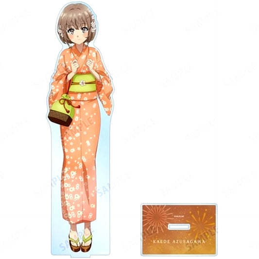 Kaede Azusagawa Yukata Ver. Illustration Extra Large Acrylic Stand Rascal Does Not Dream of a Sister Venturing Out [USED]