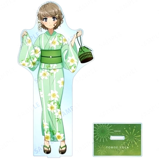 Tomoe Koga Yukata Ver. Illustration Extra Large Acrylic Stand Rascal Does Not Dream of a Sister Venturing Out [USED]