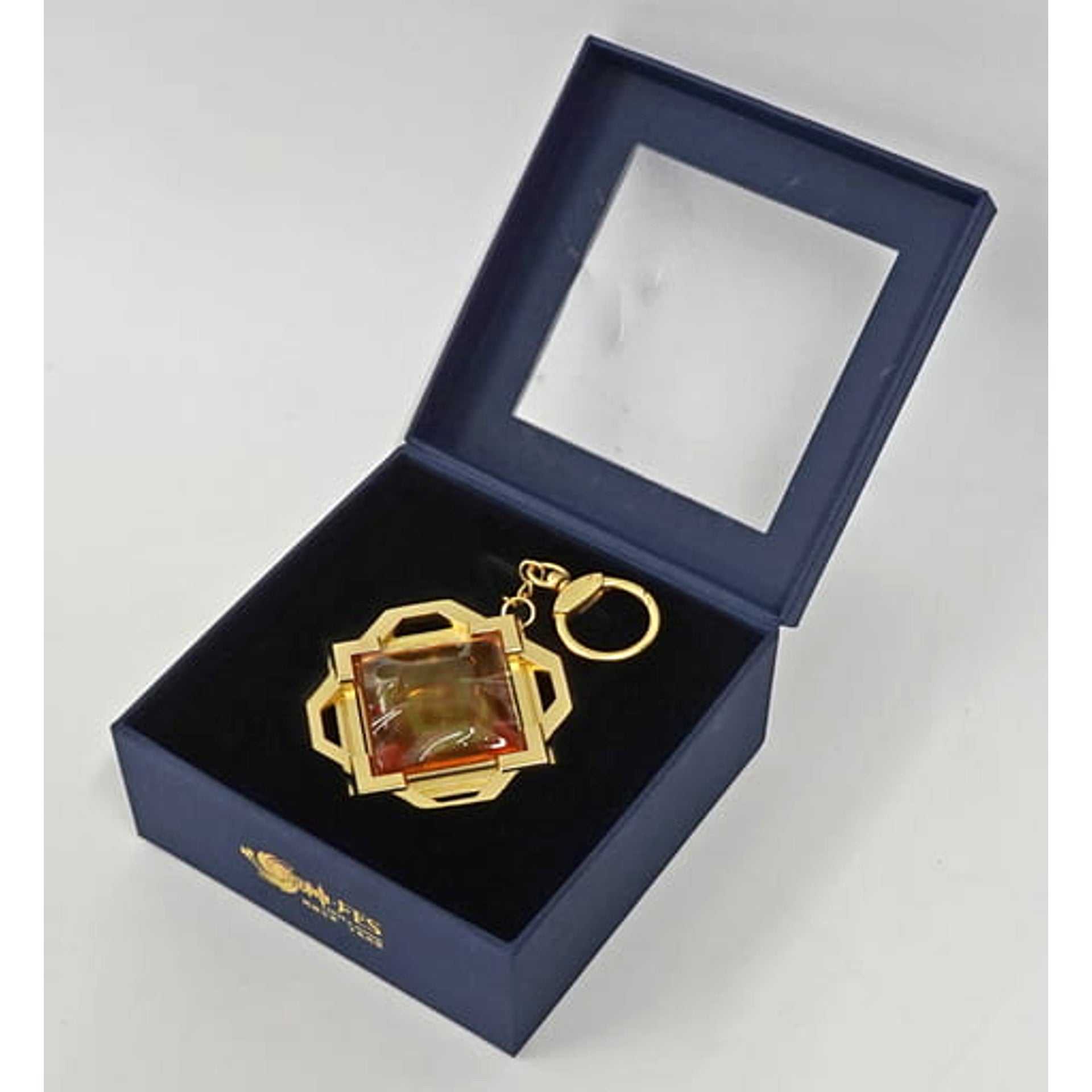 Genshin Liyue Stone 2023 Carnival Reunion Series Vision Keychain Genshin FES 2023 in Shanghai Across the Mortal Realm, Together Here Exclusive Keychains [USED]