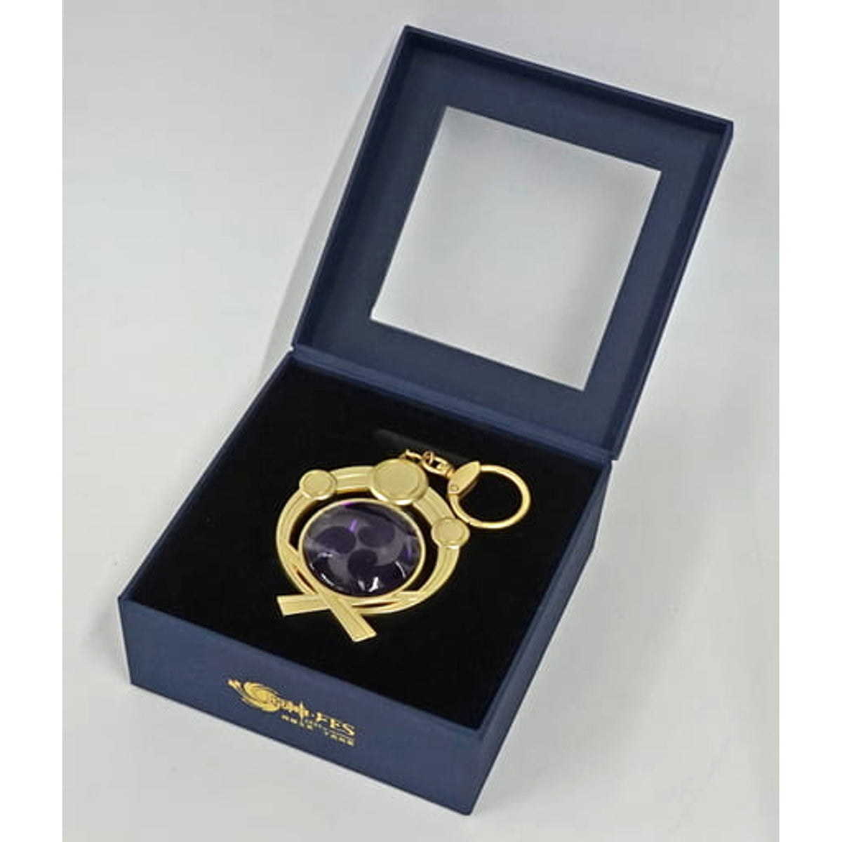 Genshin Inazuma Thunder 2023 Carnival Reunion Series Vision Keychain Genshin FES 2023 in Shanghai Across the Mortal Realm, Together Here Exclusive Keychains [USED]