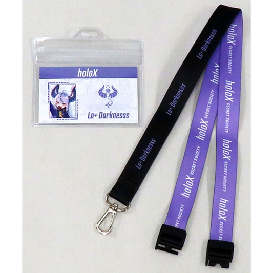 La+ Darknesss Neck Strap Virtual YouTuber Hololive holoX Animate Conquest Fair & Only Shop 2023 [USED]