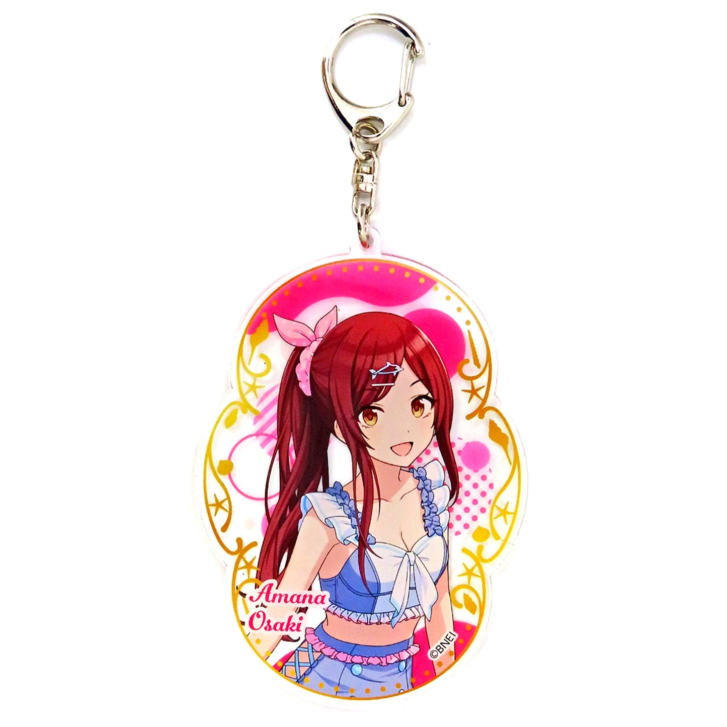 Amana Osaki THE IDOLM@STER SHINY COLORS Acrylic Keychain Delight Summer Official Shop Lottery Kuji Prize B [USED]