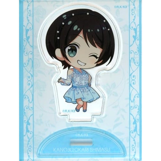 Rent-A-Girlfriend Exhibition DISCOVER Ruka Sarashina Trading Acrylic Stand Mini Character ver. Acrylic Stands [USED]