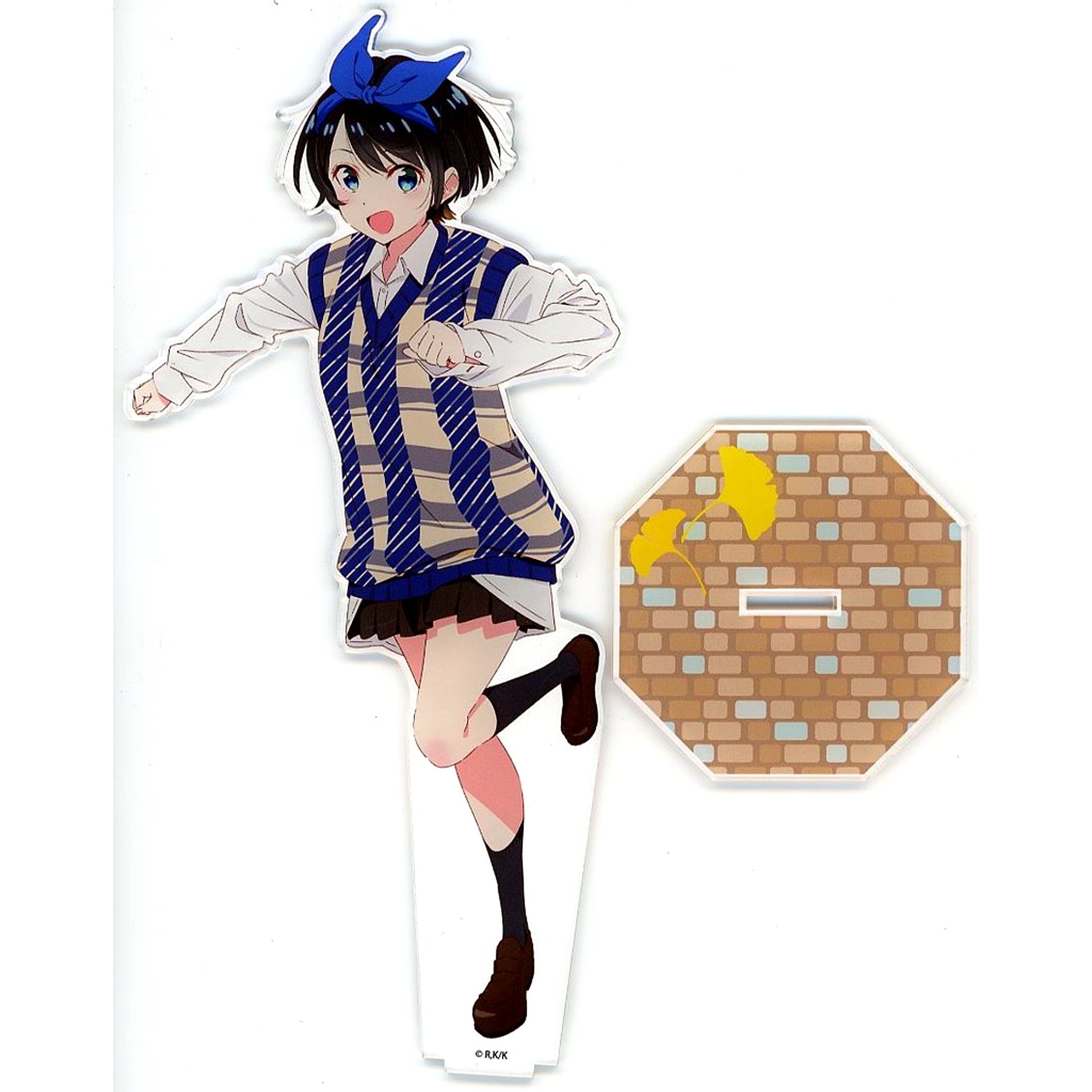 Ruka Sarashina BIG Acrylic Stand Rent-A-Girlfriend Exhibition DISCOVER [USED]