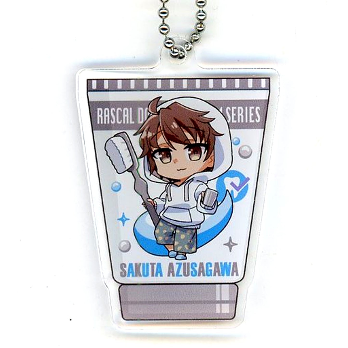 Sakuta Azusagawa Rascal Does Not Dream of a Knapsack Kid x Don Quijote Acrylic Keychain [USED]