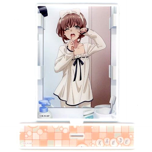 Kaede Azusagawa Rascal Does Not Dream of a Knapsack Kid x Don Quijote Acrylic Stand Panel [USED]