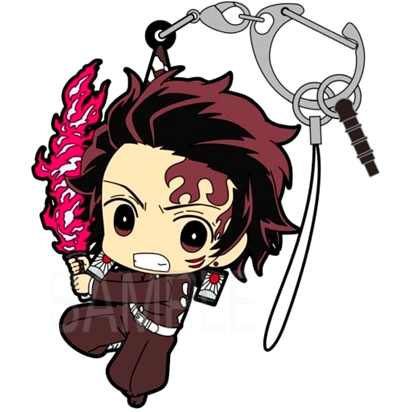 Tanjiro Kamado Swordsmith Village Arc Ver. Demon Slayer: Kimetsu no Yaiba Tsumamare Keychain [USED]