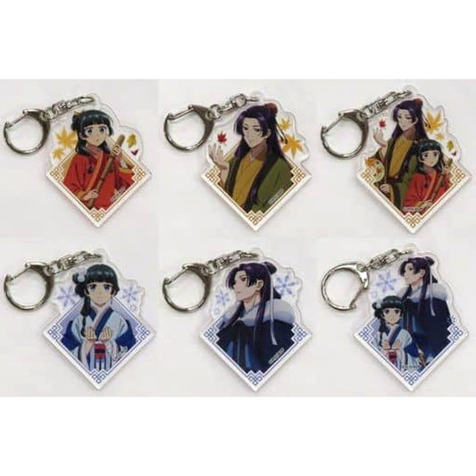 The Apothecary Diaries Maomao & Others All 6 Types Set Trading Acrylic Keychains Exclusive Phant-S with The Apothecary Diaries Keychains [USED]