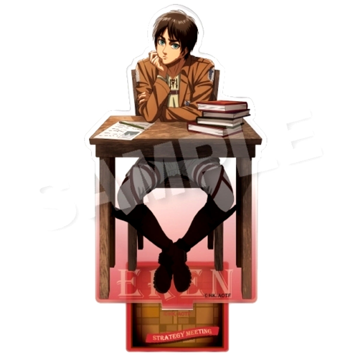 Eren Yeager Together Strategy Meeting Ver. Acrylic Stand Attack on Titan [USED]