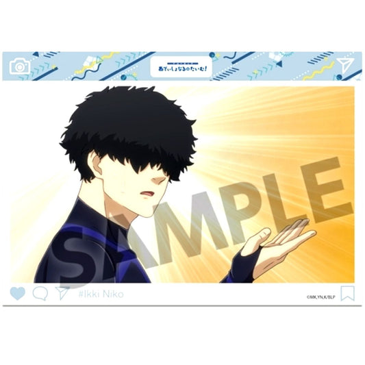 Ikki Niko A6 Visual Acrylic Plate Vol.1 Blue Lock [USED]
