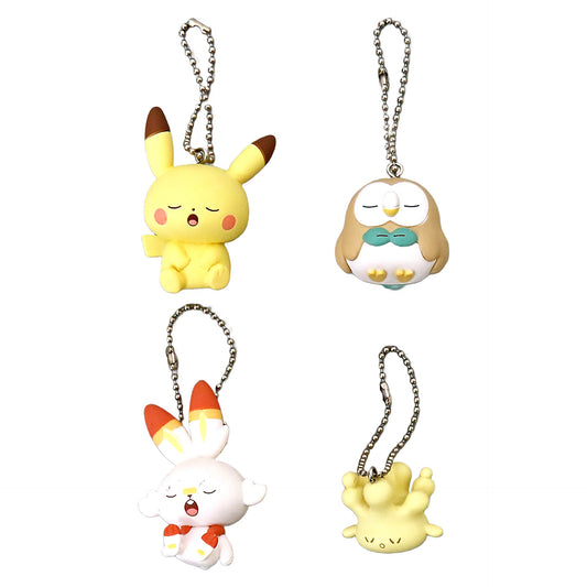 Pokemon Rowlet & Others Poke Peace Suyasuya Mascot Part1 All 4 Types Set Mascot [USED]