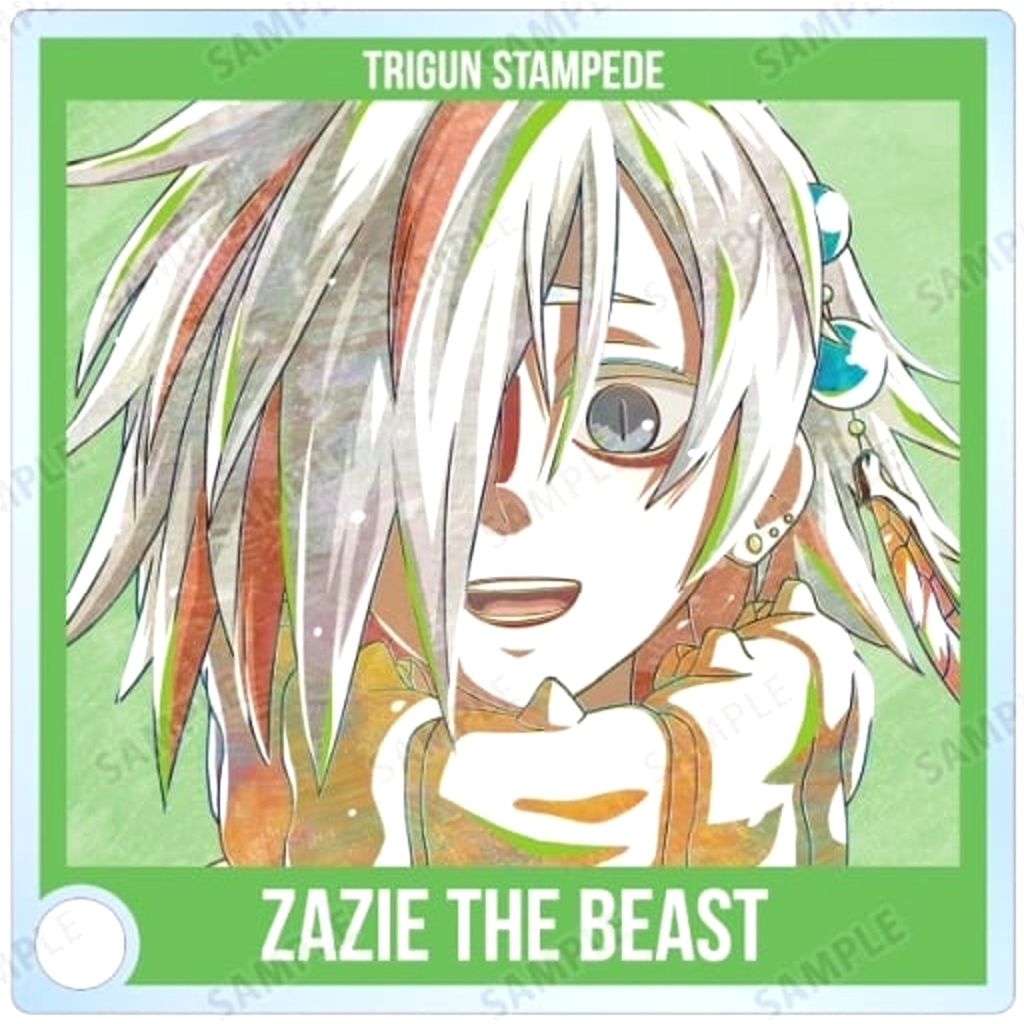 TRIGUN STAMPEDE Zazie the Beast Ani-Art Trading Acrylic Stand Panel Acrylic Stands [USED]