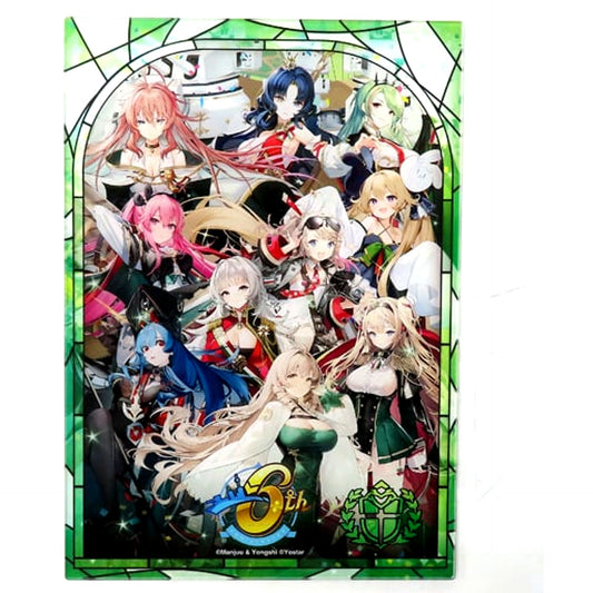 Sardegna Empire 007. 6th Anniversary Acrylic Plate Azur Lane 6th Anniversary Fes [USED]