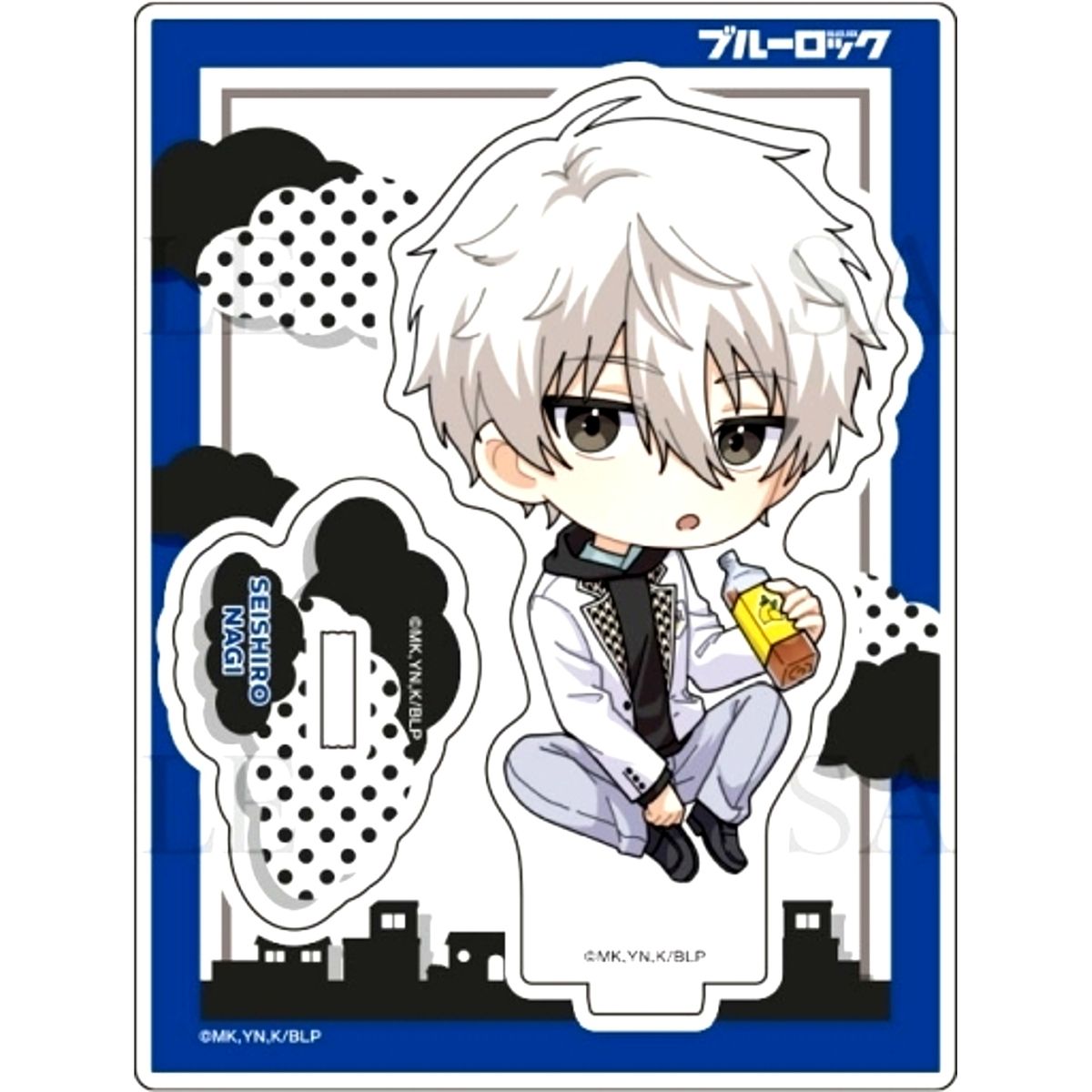 Seishiro Nagi Blue Lock Eat!s Mini Character Acrylic Stand x New Days [USED]