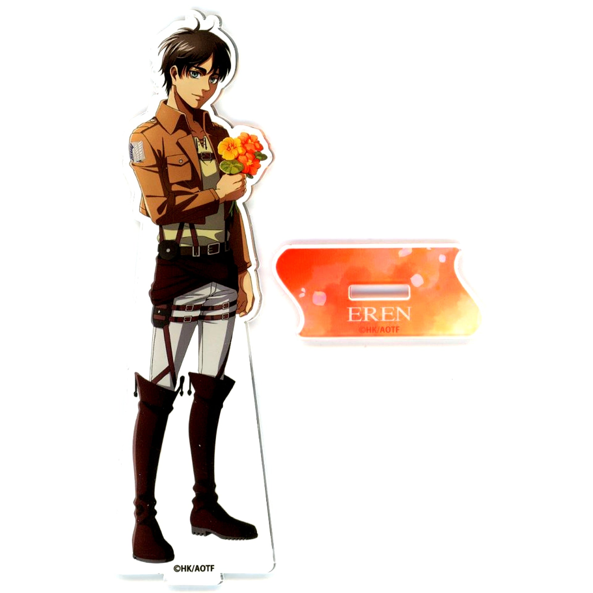 Eren Yeager Adult Attack on Titan Acrylic Stand past and future ver. Animate Limited [USED]