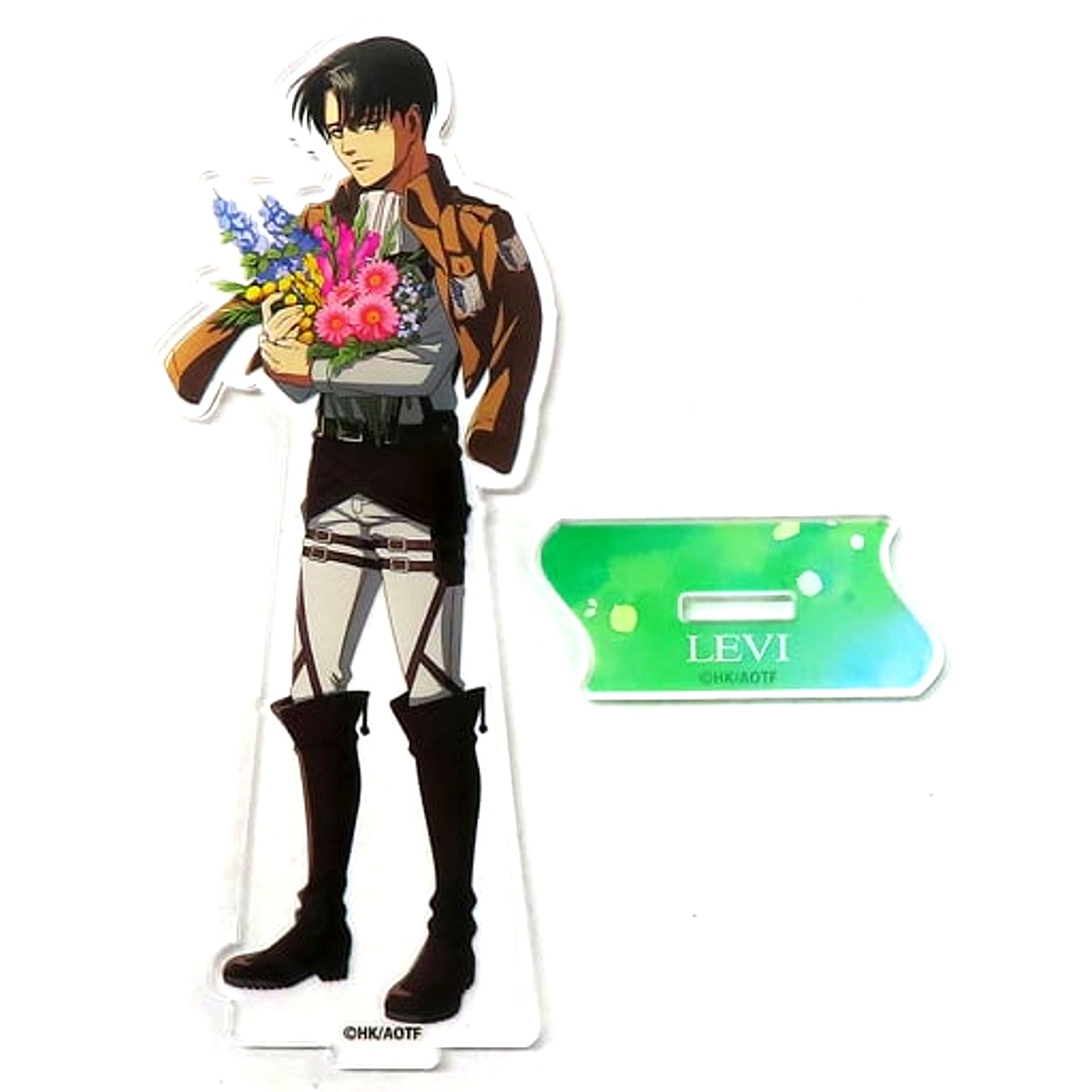 Levi Ackerman Adult Attack on Titan Acrylic Stand past and future ver. Animate Limited [USED]