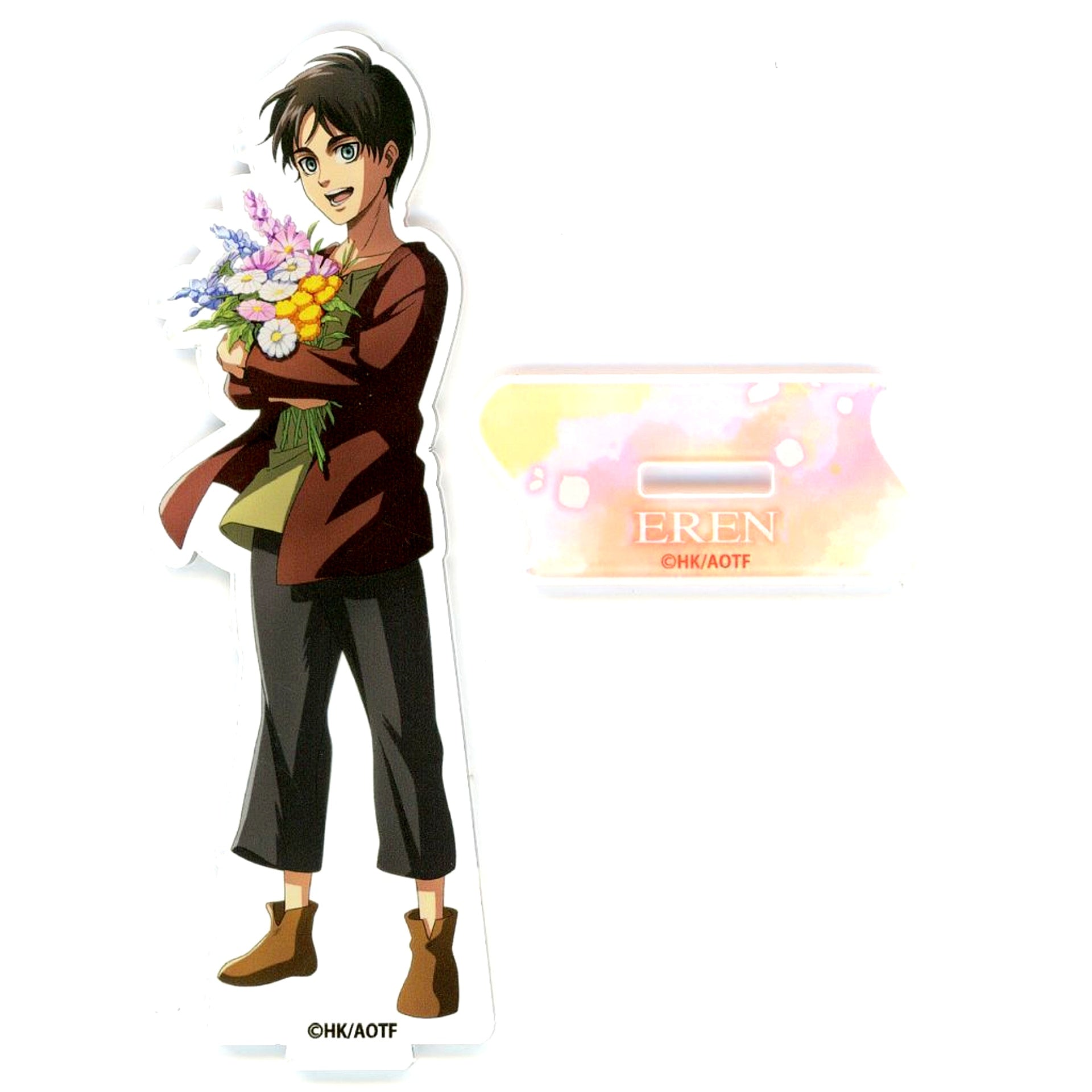 Eren Yeager Child Attack on Titan Acrylic Stand past and future ver. Animate Limited [USED]