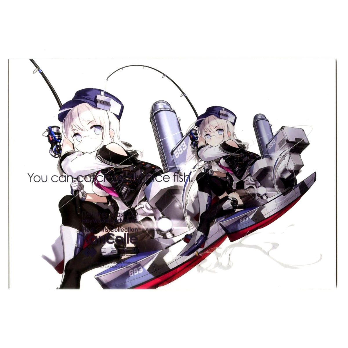 Heywood L.E. Saury mode Kantai Collection KanColle Official Fleet Girl Acrylic Board Curry Kikan 28th Sequence Extra Operation [USED]