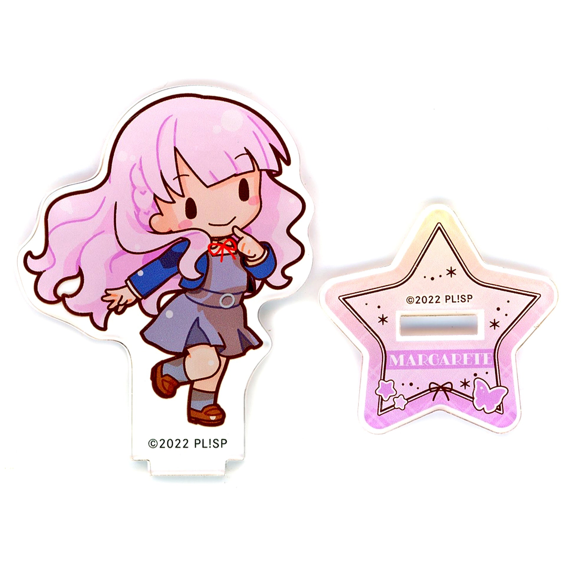 Wien Margarete C-10 Prize Fuwapuchi Acrylic Stand Sega Lucky Kuji Online Love Live! Superstar!! Fuwapuchi [USED]