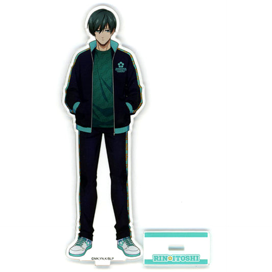 Rin Itoshi Illustration Acrylic Stand Blue Lock x Asakusa Hanayashiki Asakusa Cup [USED]