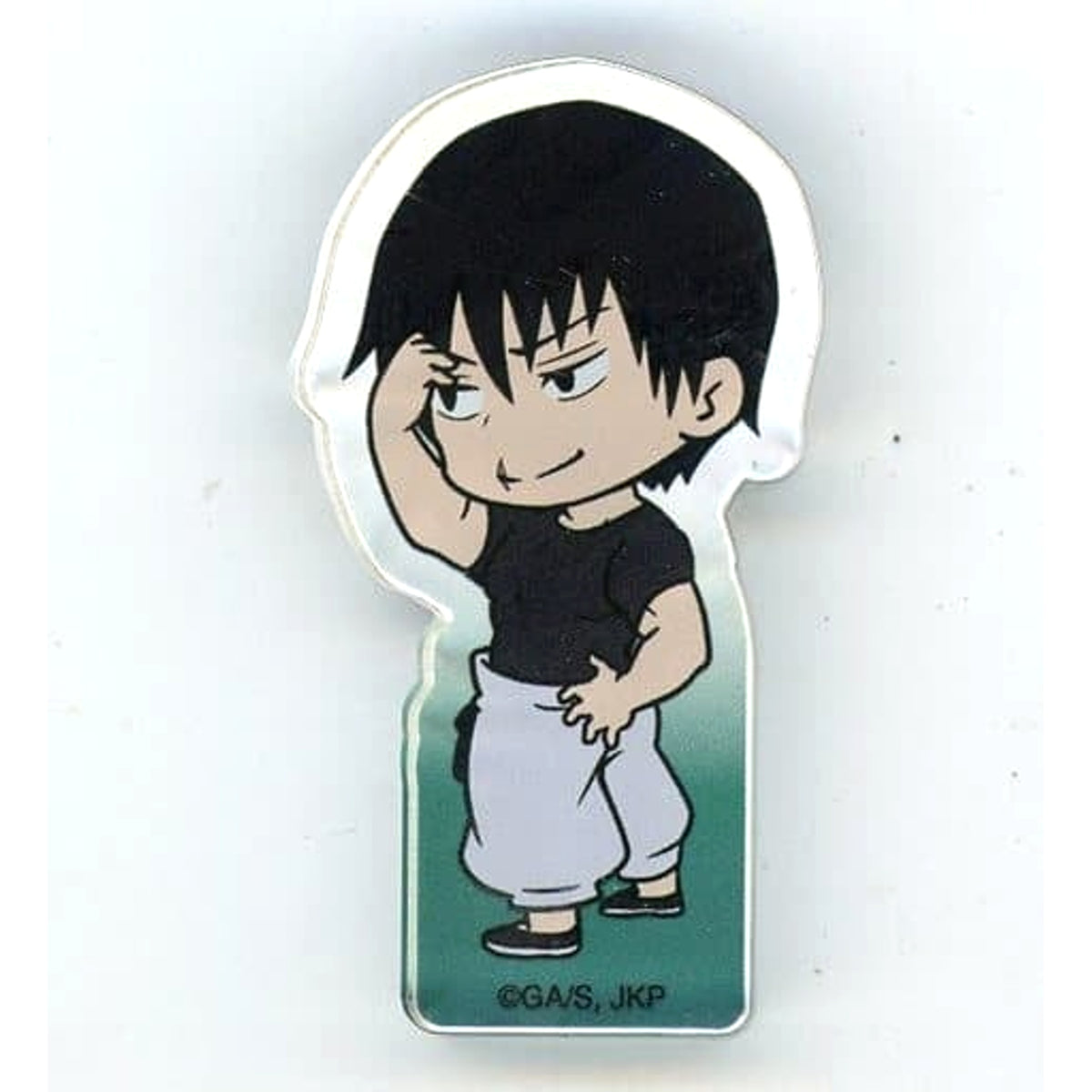 Jujutsu Kaisen Toji Fushiguro Trading Die-cut Mini Acrylic Block with Daikoryuten Exhibition Hidden Inventory mini character illustration First Half at baseyard tokyo Acrylic Stands [USED]