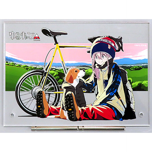 Nadeshiko Kagamihara Yuru Camp Acrylic Board Kawanehoncho Tourism Association Limited [USED]