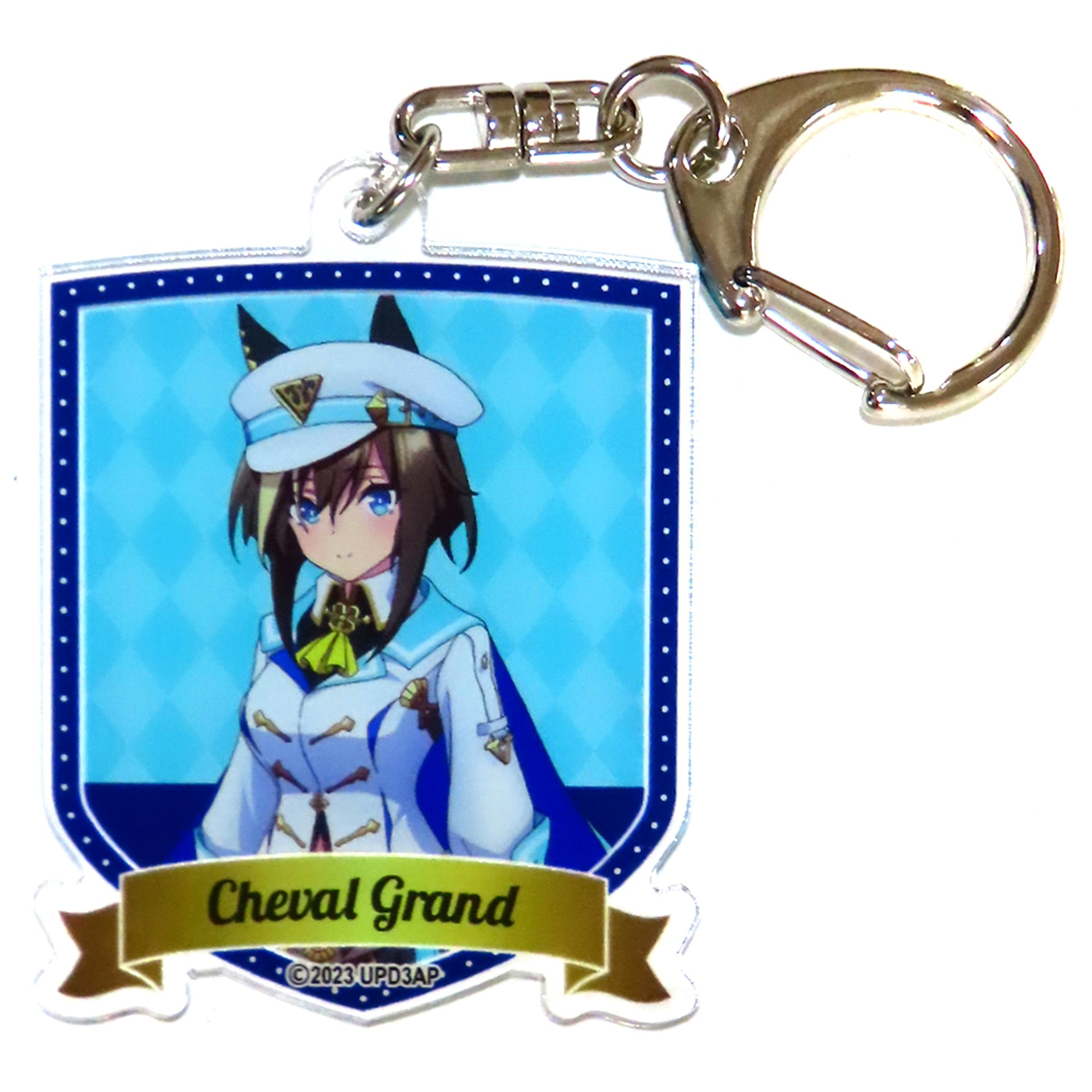 Cheval Grand Uma Musume Pretty Derby Season 3 Acrylic Keychain Racing Uniform Ver. Lawson Loppi HMV Ltd [USED]