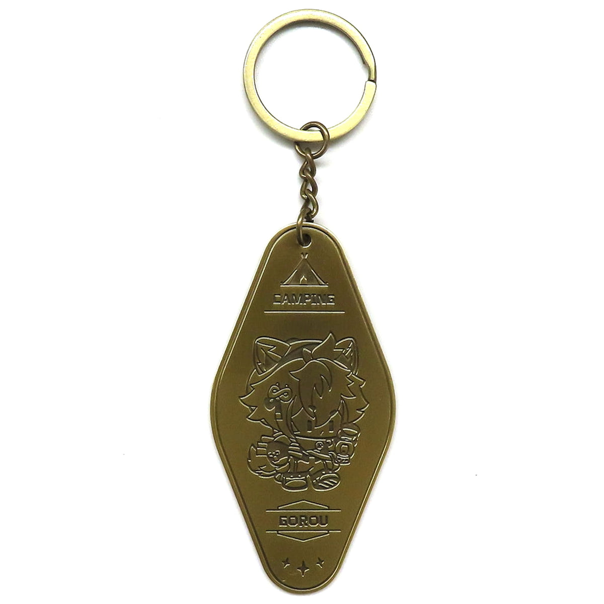 Genshin Gorou Relaxed Camping Series Metal Strap Keychains [USED]