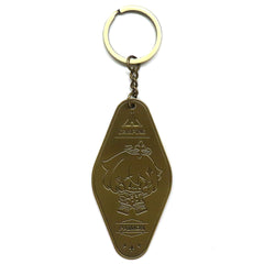 Genshin Paimon Relaxed Camping Series Metal Strap Keychains [USED]