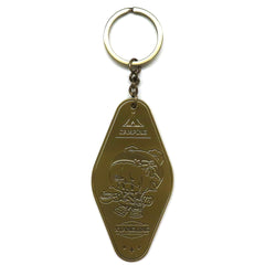 Genshin Xiangling Relaxed Camping Series Metal Strap Keychains [USED]