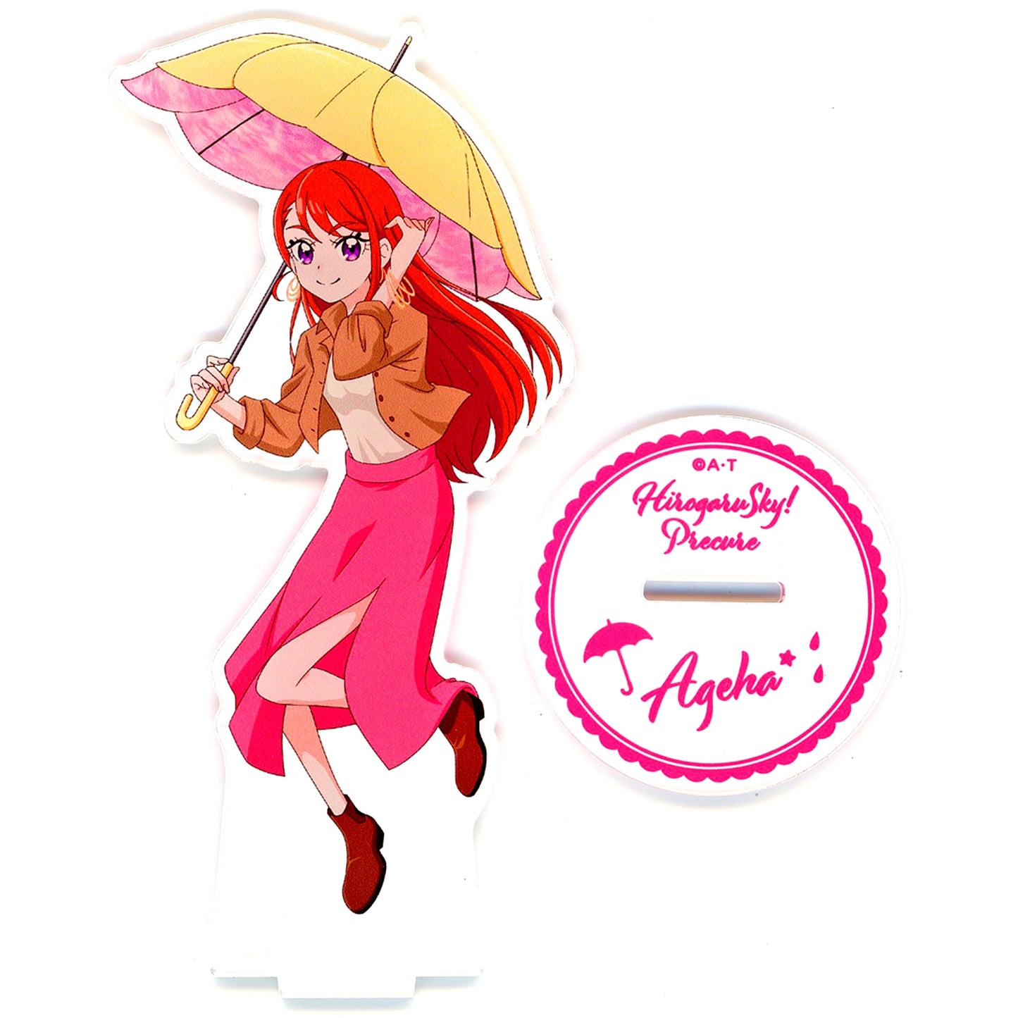 Ageha Hijiri Puddle Step Acrylic Stand Hirogaru Sky! Precure Pretty Store Limited [USED]