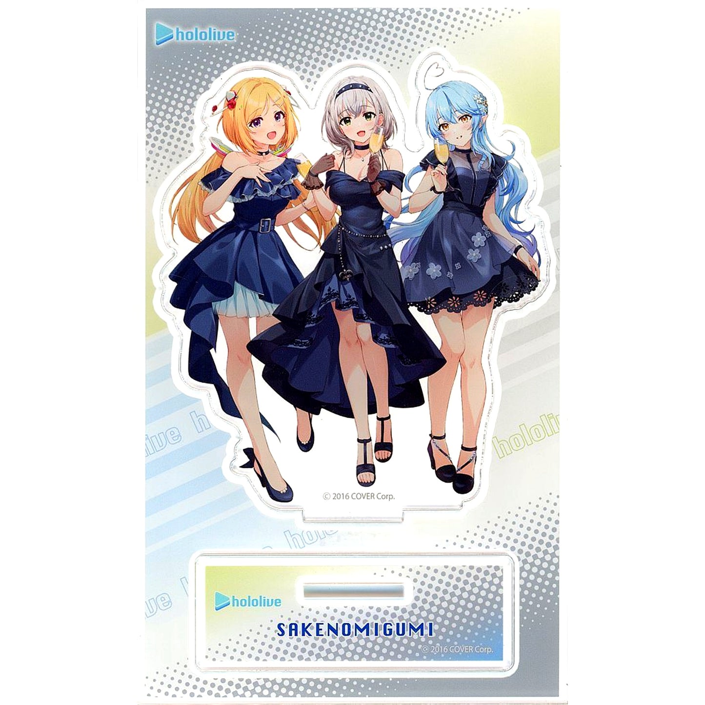 Aki Rosenthal & Shirogane Noel & Yukihana Lamy Party Outfit Acrylic Stand Virtual YouTuber Hololive x MOLLY.ONLINE Part 13 [USED]