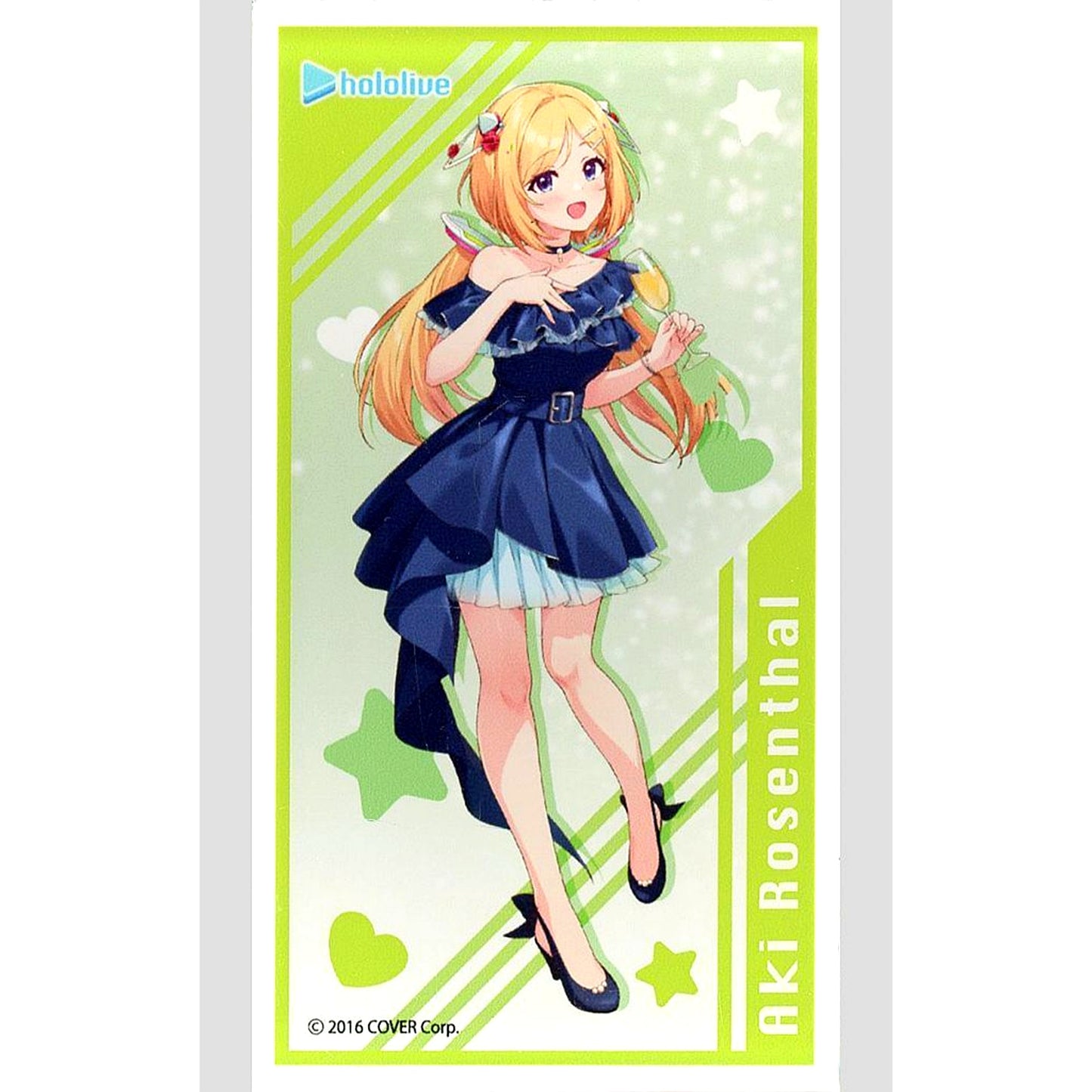 Aki Rosenthal VTuber Hololive x MOLLY.ONLINE 13th Acrylic Block [USED]