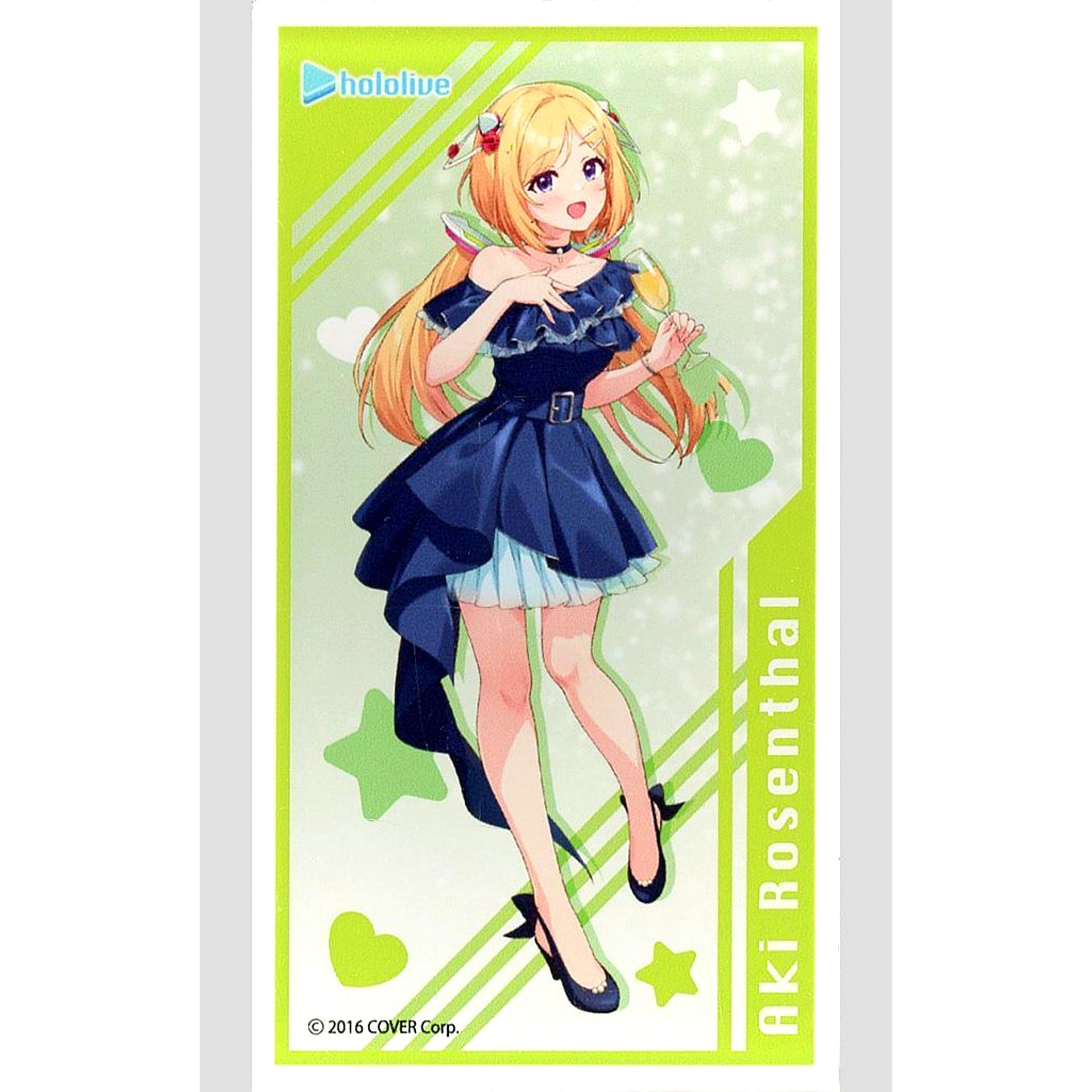 Aki Rosenthal VTuber Hololive x MOLLY.ONLINE 13th Acrylic Block [USED]