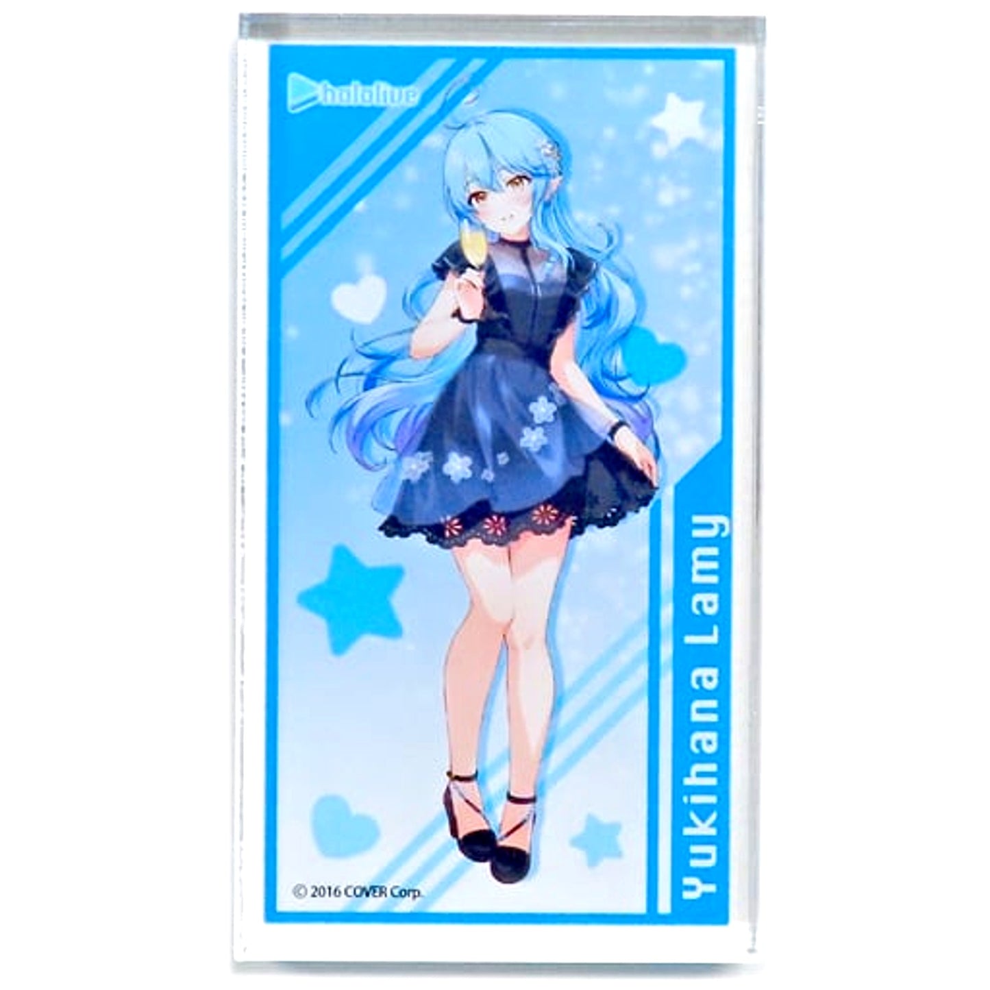 Yukihana Lamy Acrylic Block VTuber hololive x MOLLY.ONLINE 13th [USED]