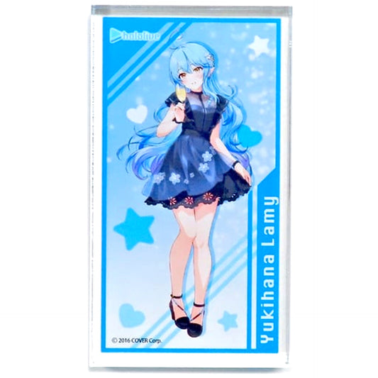 Yukihana Lamy Acrylic Block VTuber hololive x MOLLY.ONLINE 13th [USED]