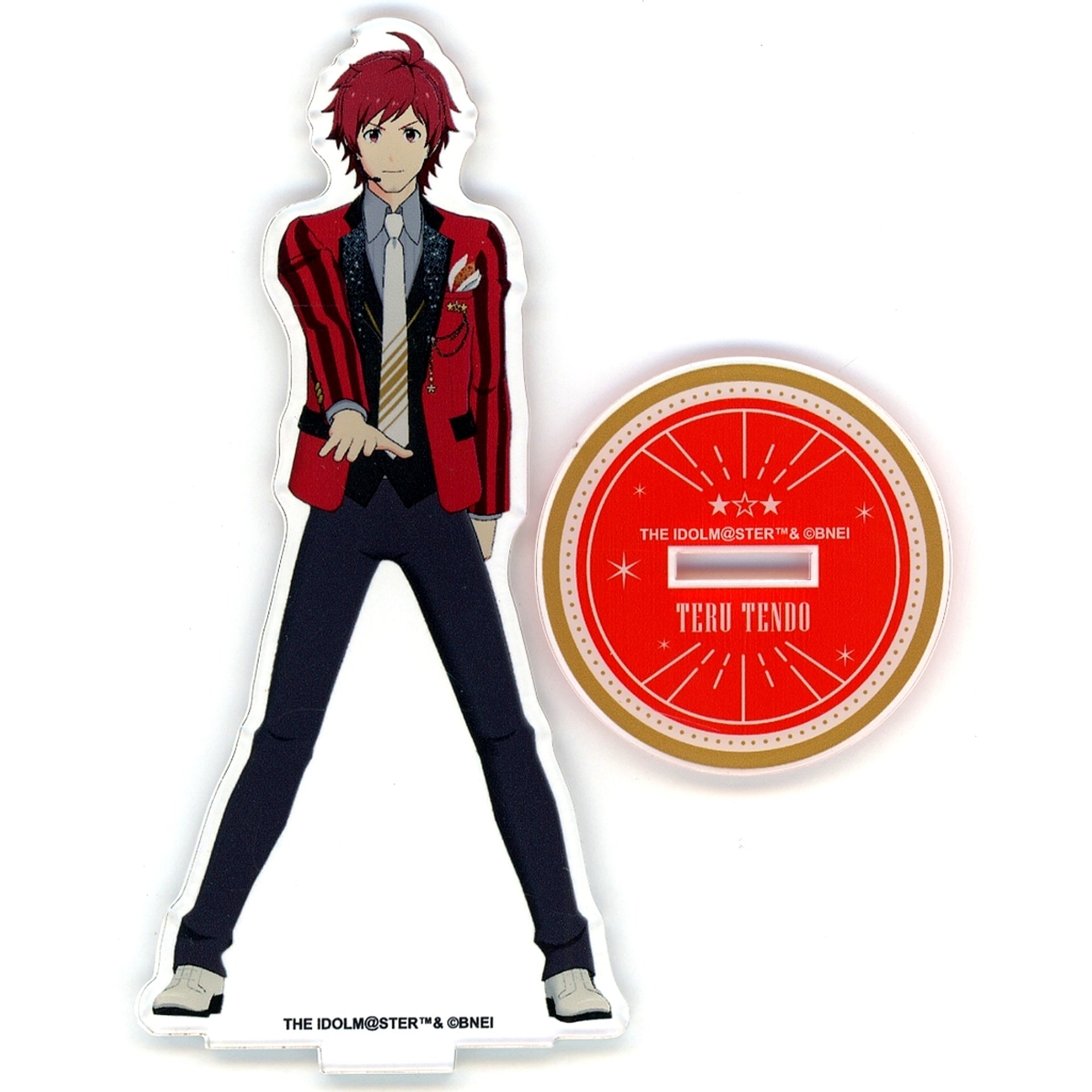 Teru Tendo The Idolmaster SideM Official Acrylic Stand Vol.2 315 Production presents FANTASTIC COMBINATION LIVE BRAINPOWER!! Commemorative Goods [USED]