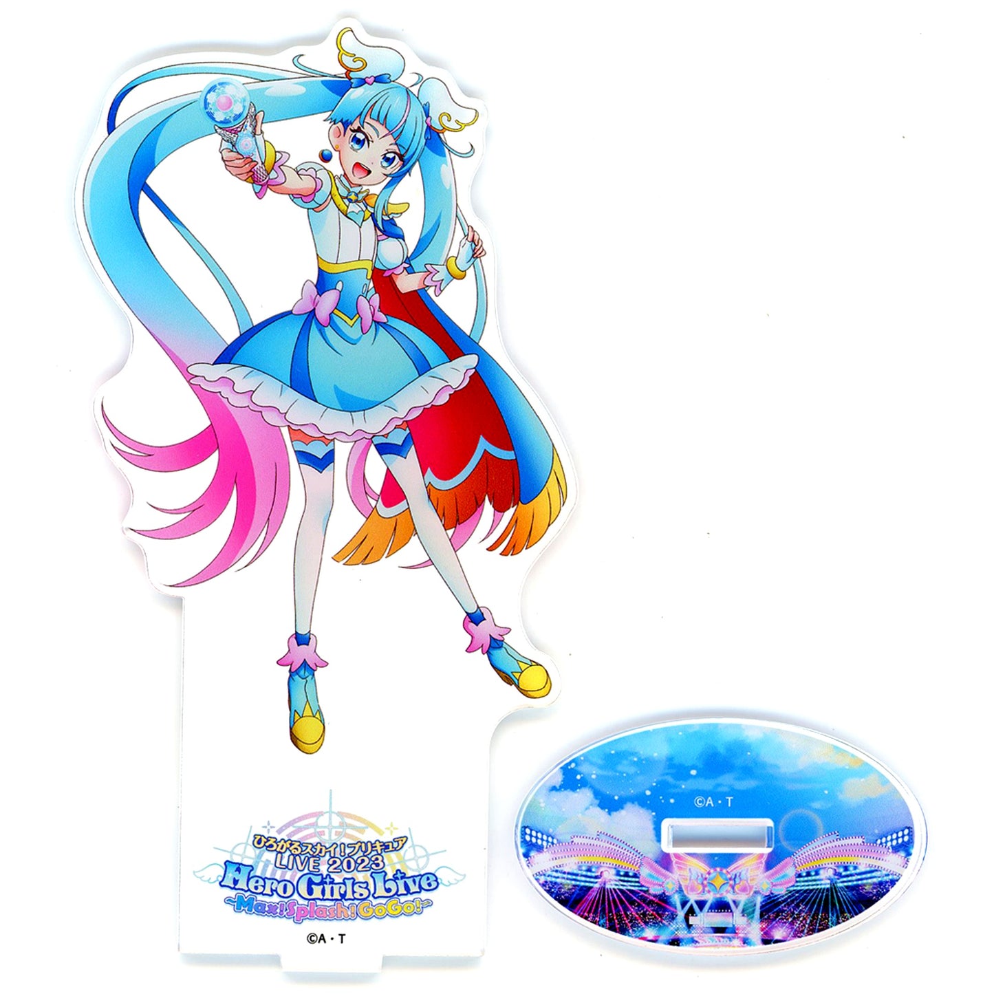 Cure Sky Soaring Sky! Pretty Cure Live Ltd Acrylic Stand LIVE2023 Hero Girls Live Max! Splash! GoGo! [USED]
