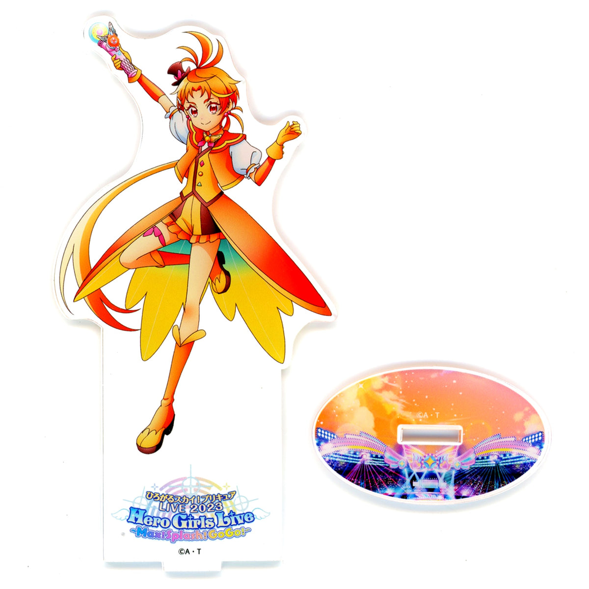 Cure Wing Live Limited Acrylic Stand Soaring Sky! Pretty Cure Live 2023 Hero Girls Live Max! Splash! GoGo! [USED]