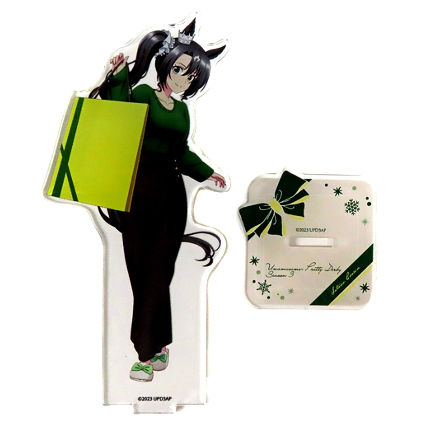 Satono Crown Christmas gift Ver. Umamusume: Pretty Derby Season 3 Acrylic Figure Stand POP UP SHOP in Marui [USED]