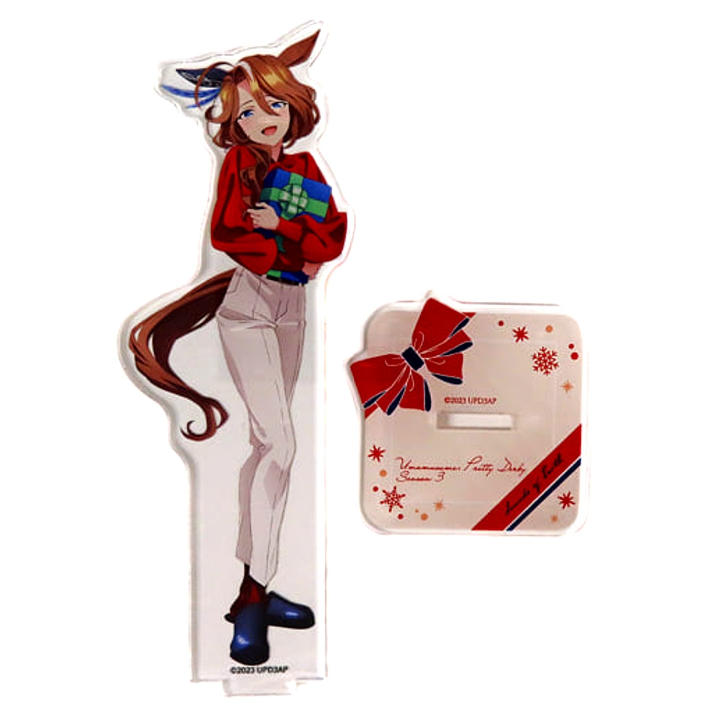 Sounds of Earth Uma Musume Pretty Derby Season 3 Pop Up Shop in Marui Acrylic Figure Stand Christmas Gift Ver [USED]